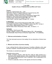 Scottish Forestry Executive Team (SFET) minutes - 7 June 2024